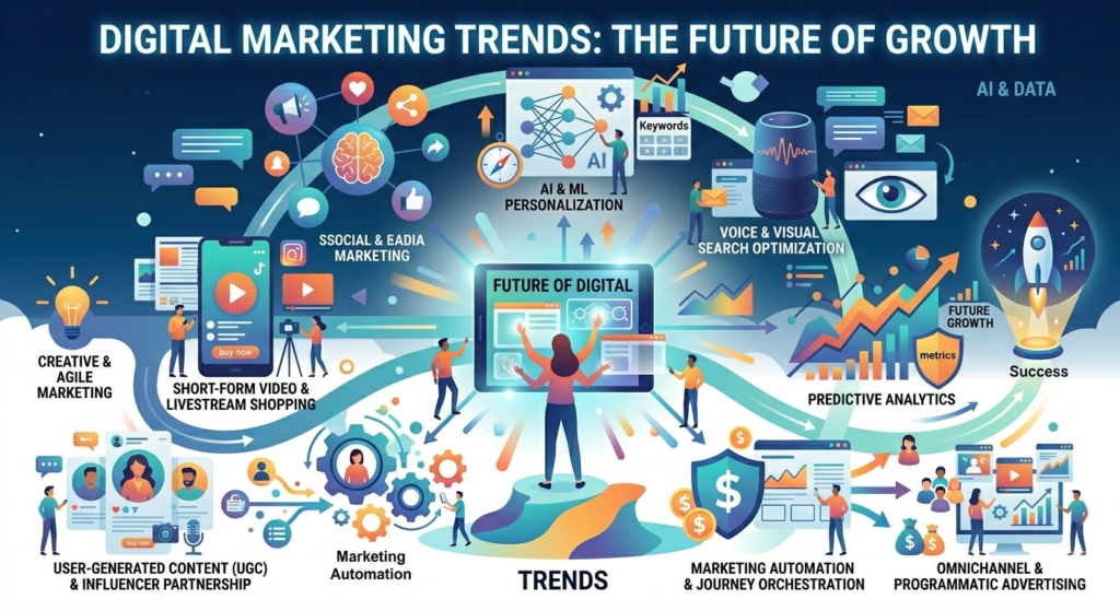 grafica-integrada-digital-marketing-trends-en-paraguay Tendencias Marketing Digital en Paraguay